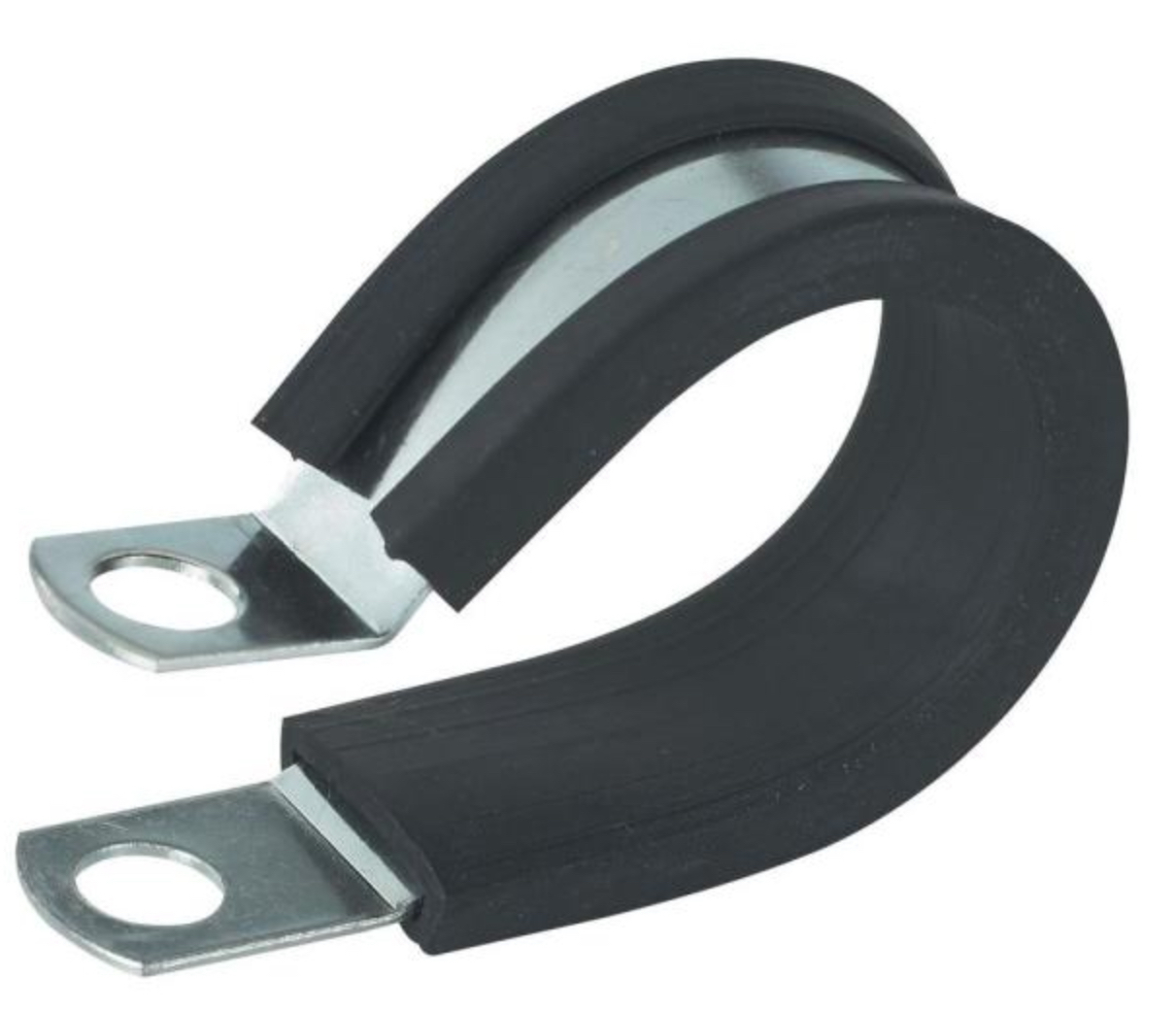 Gardner Bender 3/8 in. Rubber-Insulated Metal Clamps (2-Pack)  - $3.95
