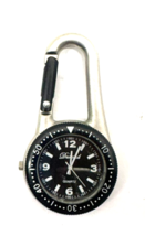 Durand Clip On Black and Silver Analog Watch - $14.85