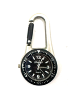 Durand Clip On Black and Silver Analog Watch - $14.85