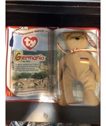 Ty Teenie Beanie Baby GERMANIA the Bear McDonald’s International Bears I... - $54.99 CAD
