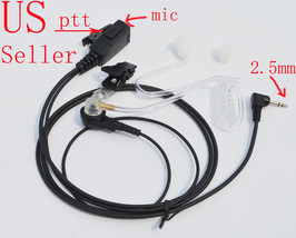 Acoustic Tube Headset Earpiece Mic For Cobra 2 Way Microtalk Radio Cxt23... - £14.17 GBP