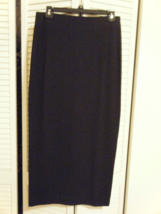 ANN TAYLOR BLACK  PULL ON SKIRT SZ SMALL #9046 - £8.73 GBP