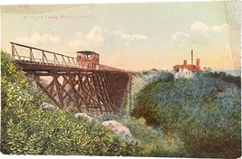 Mount Pisgah Trestle, Mauch Chunk, Pennsylvania, vintage postcard - £11.82 GBP