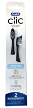 Oral-B Clic Toothbrush Ultimate Clean Replacement Brush Heads, Black, 2 ... - £7.77 GBP