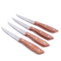 Gibson Home Seward 4 Piece Stainless Steel Steak Knife Cutlery Set with ... - $40.61