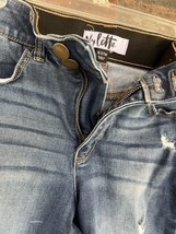 Vylette Stretch Jeans Size 5/27 Skinny Blue Denim Jegging Distress Elast... - £4.54 GBP