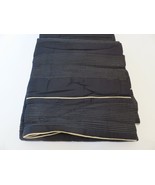 Donna Karan DKNY LINEAR STRIPE 3P Queen Quilt Shams Set Black $835 Shado... - $354.44 CAD