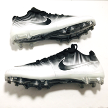 New Nike Mens Vapor Untouchable Pro Football Cleats Sz 16 White Black 833385-001 - £91.15 GBP