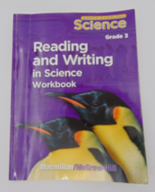 SC Science Reading and Writing Science Workbook Grade 3 Macmillan/McGraw... - $9.90