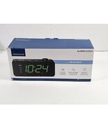Insignia Digital AM/FM Radio Dual Alarm Clock 4-Level Dimmer - Black NS-... - $12.86