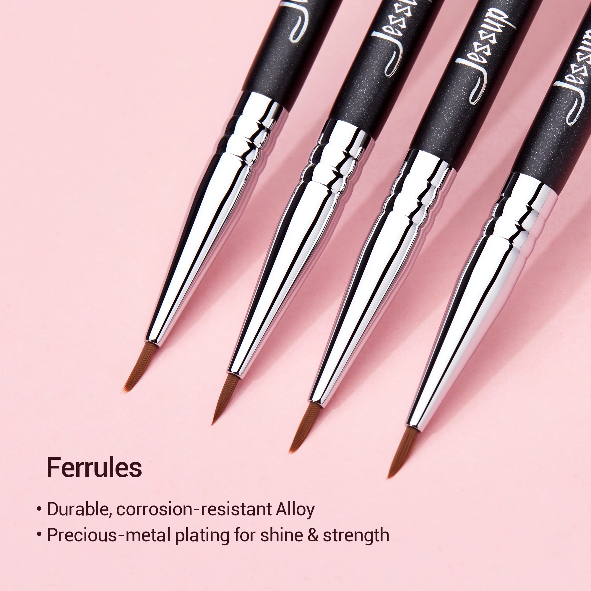 House Home Jessup Precision Eyeliner Brush Fine point PrAum Synthetic Eye Makeup - £20.03 GBP