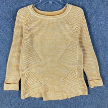 Style &amp; Co Sweater Women&#39;s Petite Large Knit Yellow PL Adults - $19.53 CAD