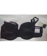 NWT Cacique Intimate Black Print Multiway Strapless Bra! Size 50D NWT - $653.87 MXN