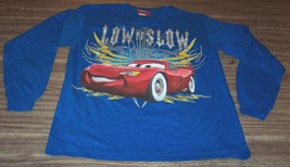 Walt Disney Pixar CARS LIGHTNING MCQUEEN Long Sleeve T-Shirt YOUTH XL NEW - £12.87 GBP