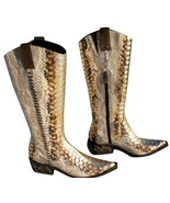 Donald Pliner Western Couture Metallic Leather Boot Shoe NIB GAIL 5 5.5 ... - £403.51 GBP