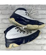 Nike Air Jordan 9 Retro Shoes Men's White Midnight Navy 302370-145 Sz 10.5 - $68.24