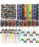 CHSLtmxq 110PCS Monster Truck Party Favors Set Birthday Supplies - $311.95 MXN