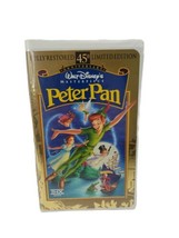 Disney’s Peter Pan 45th Anniversary VHS Masterpiece Tape Classic Movie C... - £2.29 GBP