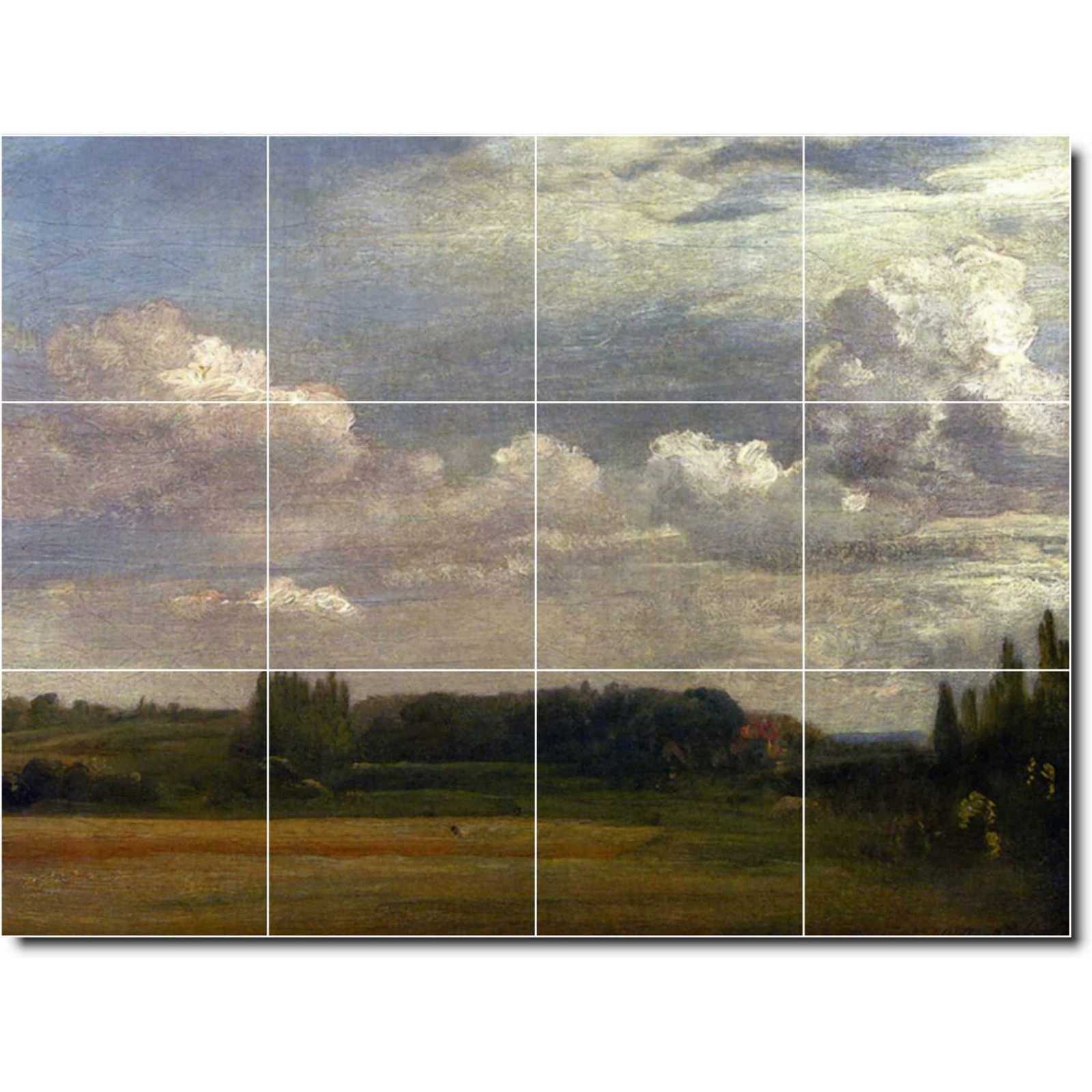 Constable john view towards the rectory from east bergholt house