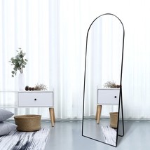 Qtboom 65&quot;X22&quot;Full Length Mirror Standing Hanging Or Leaning, 65X22 Inch, Black - £84.72 GBP