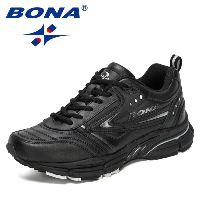 BONA 2024 New Designers Action Leather Running Shoes Men Casual  Man High Qualit - £172.18 GBP