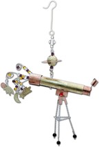 Galaxy Telescope Science Ornament Pilgrim Imports Metal Fair Trade - £19.63 GBP