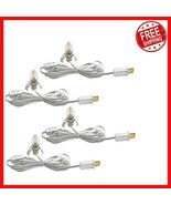 Versatile 4 Pack LED Light Cords - Warm White Lights for Holidays &amp; Crafts - $36.74 CAD