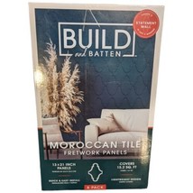 BUILD BATTEN MOROCCAN STATEMENT ART WALL PANELS 8  13&quot; X 21&quot; 15.2 SQ. FT. - $49.50