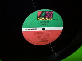 Sparks I Predict Vinyl 12&quot; Record 1982 Synth-Pop New Wave Electro Promo Atlantic - £12.70 GBP