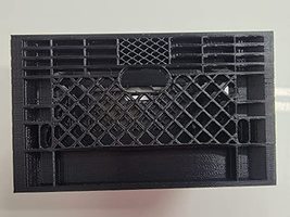 Business Card Holder Milk Crate Hand Made 3D printed and crafted | Stand... - $9.89