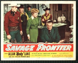 Savage Frontier 11&quot;x14&quot; Lobby Card #6 Allan Lane Dorothy Patrick Western - £34.24 GBP