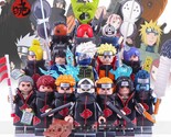 16pcs Sasuke Akatsuki Itachi Kisame Kakashi Obito Naruto Custom Minifigures - $29.49