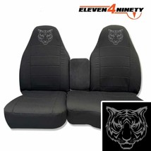 60-40 Hi Back Seat Covers Made to Fit 91-12 Ranger / Charcoal W Tiger Logo - £69.00 GBP