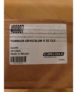 Carlisle 8oz Crystalon Tumblers - Case of 48; Model# 400807 NEW LoT bulk - €42,19 EUR