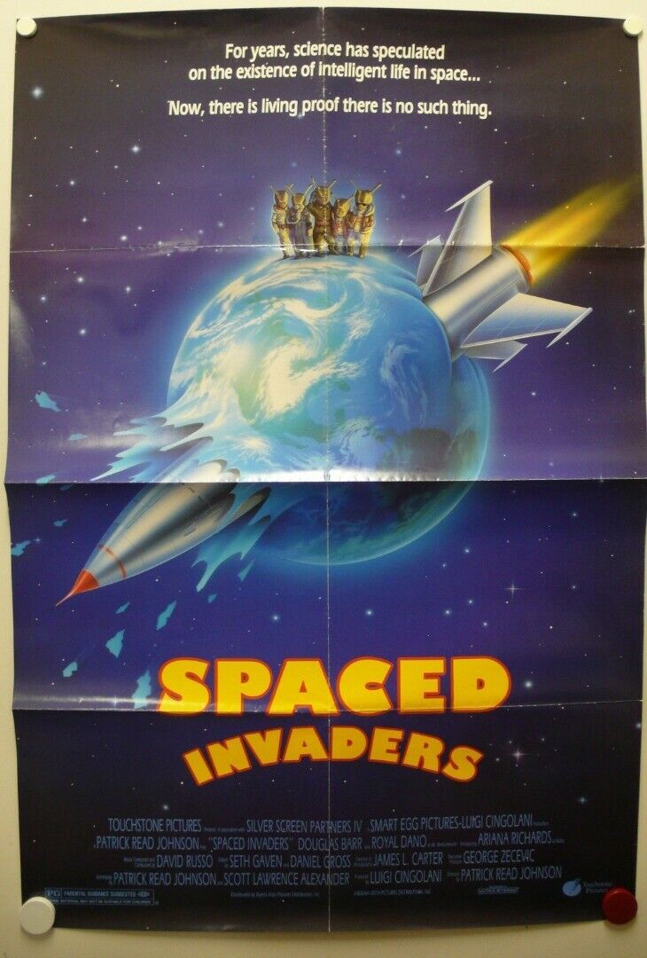 Primary image for SPACED INVADERS 1990 Douglas Barr, Royal Dano, Ariana Richards-One Sheet