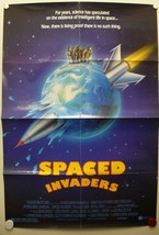 SPACED INVADERS 1990 Douglas Barr, Royal Dano, Ariana Richards-One Sheet - £27.68 GBP