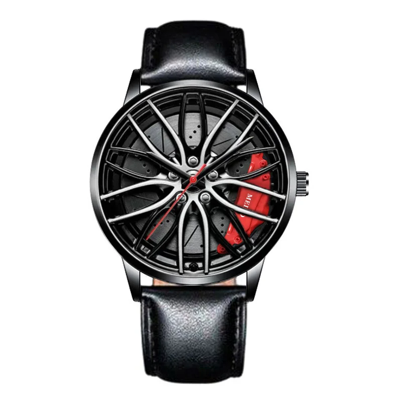  Automatic Electroplated Car Steering Wheel Non-Mechanical Sports Watch #19 - €13,88 EUR