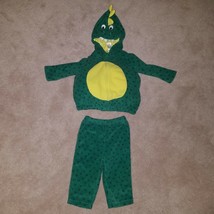 Carter&#39;s Green Dinosaur Halloween Costume Baby 6-9 Months Dragon Jacket ... - $16.79