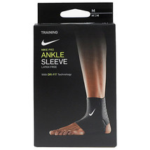 Nike Pro Ankle Sleeves 3.0 Black Outdoor Sports Soccer Badminton NWT DA6... - £25.07 GBP