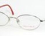 MARIELLA BURANI 2000-108 3 SILVER EYEGLASSES GLASSES TREVI COLISEUM 51-1... - $92.93