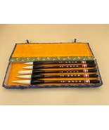 Vintage Chinese Calligraphy &amp; Drawing Fine Art Brush Set - $831.96 MXN