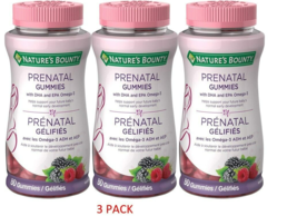 ( 3 PACK)Nature&#39;s Bounty Prenatal Vitamins - 60 Gummies [Healthcare] - £61.78 GBP