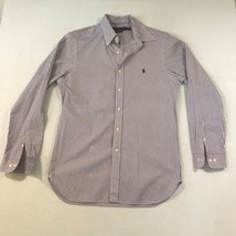 Polo Ralph Lauren Button Down Shirt Men&#39;s Long Sleeve 16 34/35 Slim Fit ... - $14.80