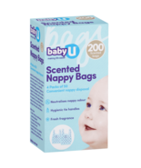 babyU Scented Nappy Bags 200pk - £55.36 GBP