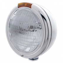 United Pacific Chrome Headlight H6024 Bulb Incandescent Turn 30408 - £148.71 GBP