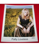PATTY LOVELESS 2005 Epic Records PROMO Photo AUTOGRAPHED Signed COUNTRY ... - $461.13 MXN