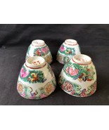 antique chinese porcelain. Set of 4 little bowls . Marked Bottom - £77.84 GBP