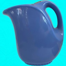 Hall China 5118 Made For Montgomery Ward Water Pitcher Blue No Lid Vintage - £20.92 GBP