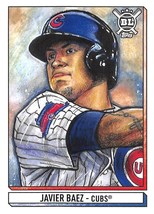 2021 Topps Big League Art Of The Game #ATGJB Javier Baez Chicago Cubs  - £0.70 GBP