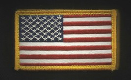 American USA Flag Tactical Combat Badge Hook V Morale Military Patch - C... - $6.12